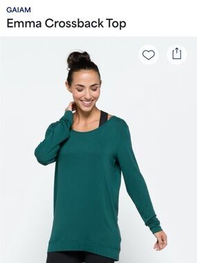 GAIAM Emma Crossback Top